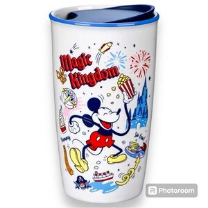 Disney Starbucks Mickey Mouse Magic Kingdom Porcelain Tumbler